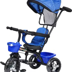 Kids Tricycle with Canopy Sunroof Protection for age 1.5 -5 years pink unique Rideons & Wagons Non Battery Operated Ride On-18