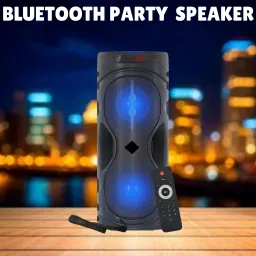 SACRO Bluetooth Party Speaker With Karaoke Mic, Support v5.3, AUX Port & FM F432 30 W Bluetooth Home Theatre-picture-10