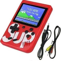 NKL Led Screen Retro Classic Console Video Game Colourful Portable Best For Kids 56 8 GB with Super Mario, DR Mario, Mario, Contra, Turtles, Tank, Bomber Man, Aladdin, Total 400 Games-37