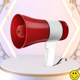 Handheld Megaphone with Siren, Microphone & Rechargeable for Outdoor EventsA71 Megaphone Portable Megaphone Siren Loudspeaker Function &Long Battery BackupW71 Outdoor PA System-3