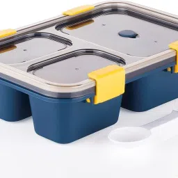 Plastic lunchbox for kids,Plastic Pickle Box Spoon & Fork 2 Containers Lunch Box 3 Containers Lunch Box-41