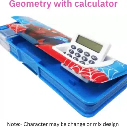 designer pencil box for girls and boys1 self design Art Plastic Pencil Box Geometry Box-image-35