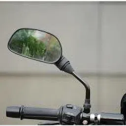 king genuine Manual Rear View Mirror For Bajaj Pulsar 150, Pulsar 150 DTS-i, Pulsar 180 DTS-i, Pulsar 220 DTS-i, Platina 100 DTS-i image 3