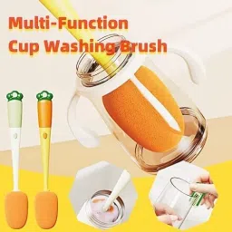 Cleaning Cup Brush 3 in 1 Multifunctional | Dish and Wine Glass Cleaner Brushes-image-48