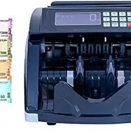 MME Manual Value Compatible with Old & New Inr- Rs.10, 20, 50,100,200, 500 & 2000 Notes Currency Counting Machine with Fake Note Detector (UV/MG/IR with voice feature Note Counting Machine-63