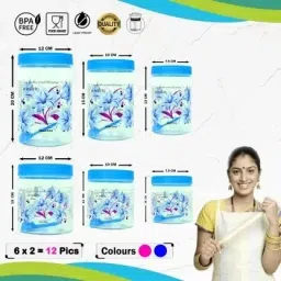 peyton Plastic Grocery Container - 2000 ml, 1500 ml, 1000 ml, 750 ml, 500 ml image 4