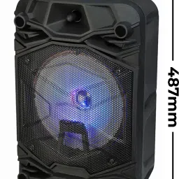 Tonda Thunder Bluetooth Party Speaker with Remote, Built-in Amplifier & Wireless Mic 10 W Bluetooth Party Speaker-10