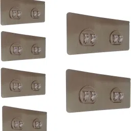 1st Choice Unique Strong Magic Adhesive Sticker for Bathroom Self Corner Shelves Hook 2-4