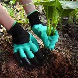Gardening Claws Gloves for Digging Planting Nursery Plants | Farming Gloves Gardening Shoulder Glove-image-24