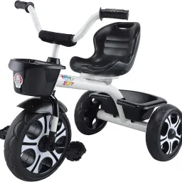 Baby Tricycle For Kids with Big Front Wheel Compact Lightweight Kids Trike (Black) Tricycle-image-41