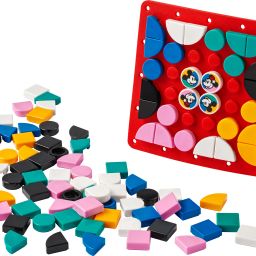 lego DOTS Mickey Mouse & Minnie Mouse Stitch-on Patch (95 Blocks) Model Building Kit image 2