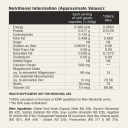 la natures Calcium, Zinc Magnesium Biotin & Vitamin D3 |60 Capsules image 4