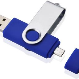 Eshop Swivel Otg High Speed Usb 2.0 Android Smartphone Usb Flash Drive 4 GB OTG Drive Compatible with Gaming Console, Desktop Computer, Tablet, Mobile, Television, Audio Player, Laptop USB 2.0 Plastic, Metal Case-image-20