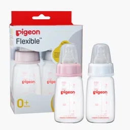 PERISTALTIC NURSING BOTTLE TWIN PACK KPP-120ML(PINK & WHITE) NIPPLE S - 120 ml-image-39