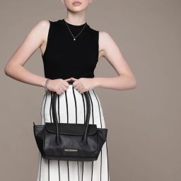 Women Black Shoulder Bag-image-121