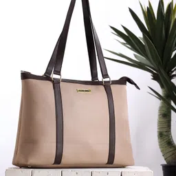 legal bribe Women Beige Tote-picture-7