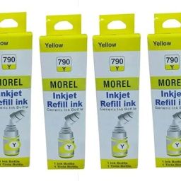 MOREL GI790 INK FOR CAN G1000 G2000 G3000 G4000 INKJET PRINTER COLOR YELLOW PACK 4 Yellow Ink Cartridge-image-92