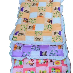 Multicolored Swaddle Bed Godri -Jumbo Size (2Pc)-image-53
