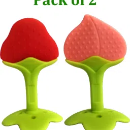 Fruit Shape Silicone Teethers Soft Stick Chews Nibbler for Baby Dental Care Teether-picture-36