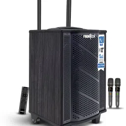 Frontech Nocturn Trolley Speaker | Rechargeable Battery | Guitar & Mic SW-0210 120 W Bluetooth Party Speaker-picture-11
