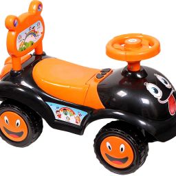 Musical Push Pull Orange Car Non Battery Operated Ride On-image-19
