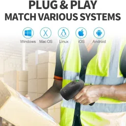 SYGA 2.4G Wireless & Bluetooth 1D/2D Barcode Scanner (X-9701C) X-9701C 2D Camera Barcode Scanner image 4