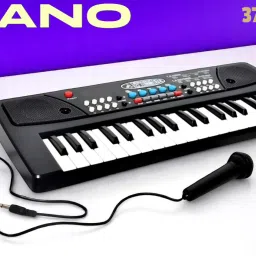 X357 Keys Piano Toy with Microphone, USB Power Cable & Sound Recording Best Birthday Gift for Boys and Girls Musical Instruments Analog Digital Piano-image-28