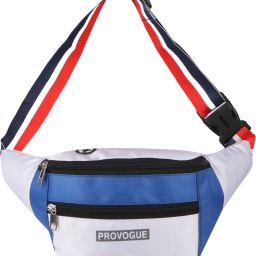 PROVOGUE White/Light Blue Waist Bag,Chest Bag,Fanny Bag,Fanny Pack11 WAIST BAG-image-29