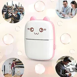 4uonly Mini Printer with Paper for Photo Multi-function Label Printer mkl13 Single - Text Used For: Title, Compare-9
