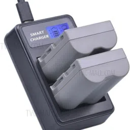 Power Smart EN-EL3e Battery (2- No.s) + EN-EL3e Dual USB Charger and Camera BatteryCamera Battery Charger-37