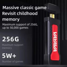 HG WORLD GD30 Retro GameStick Console 4k 2.4G Dual Wireless Sup Game Box Video Game ForTV With Plug & Play, Gaming Consoles For TV Video Game Handheld 64 GB with HDMI Output 40+ Emulator, Video Game Hand tv With TV Game Set, Best Gift All Ages image 4