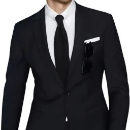 Men Solid Single Breasted Formal, Festive & Wedding Blazer-image-7