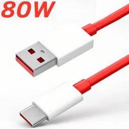 SOWME USB Type C Cable 1 m USB Type C Cable 8 A 80w cable compatible with One-plus 80W Charging Cable USB to Type C Warp Charger SuperVooc/Dash Super Charge Cable compatible with One-plus 12,12R,11,11R,10 Pro,10R,10T,9RT,9R,8T Nord 4, CE4, 3,CE3 Lite, Nord 2,Ce 3 5G,Ce3 Lite (Compatible with Oneplus 12,12R,11,11R,10 Pro,10R,10T,9RT,9R,8T Nord 4, CE4, 3,CE3 Lite, Nord 2, Red, One Cable)-7