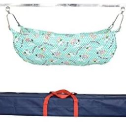 Baby Boy's and Girl's Portable Folding Swing Cradle, with Free Baby Indian Style-2