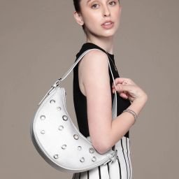 Women Silver Shoulder Bag-image-42