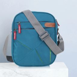Green Men Sling Bag - Extra Large Stylish Shoulder Cross Body Office Business Messenger Bag Water Resistant for Men and Boys-image-39