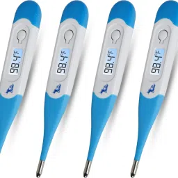 AccuSure Combo Pack of 4 Mercury-Free Digital Thermometer for Kids Adults & Babies with Storage Case Thermometer-17