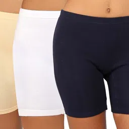 bralux Pack of 3 Solid Women Boxer-picture-1