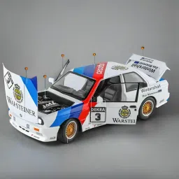 Scale 1:24 Bmw M3 Toy Car E30 Retro Rally Style Car Toy Pullback Sound-Light-image-56