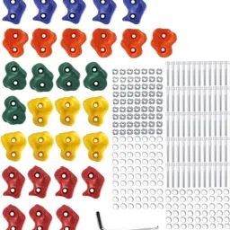 Multisize Rock Climbing Holds Play Set for DIY Kids & Adults (Pack of-30) Wall Climbing Hold-picture-6