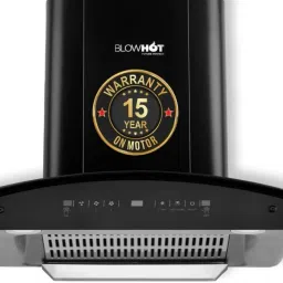 Evana 90cm Filterless Motion Sensor Curved Hood, 15 Year Warranty, Oil Collector Auto Clean Wall Mounted Black 1300 CMH Chimney-image-54