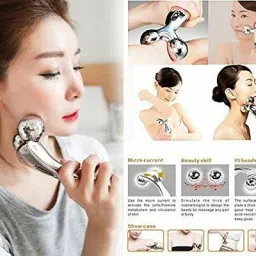 3D Manual Roller Face Body Massager Skin Lifting Wrinkle Remover Facial Massager-image-26