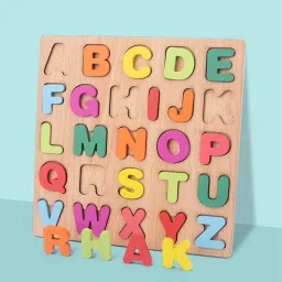 zarqito wooden puzzle for kids Number and Alphabet combo 2 pack image 2
