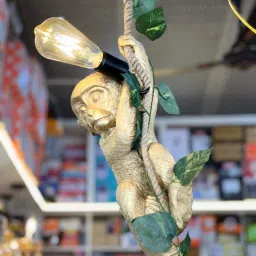 Sangam Monkey Design Hanging Ceiling Light | E27 LED Bulb with Leaf Included | Pendants Ceiling Lamp-picture-31