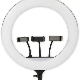 Hold up Professional 46 CM LED Ring Light with 2 Color Modes Dimmable Lighting 5200 lx Camera LED Light-26
