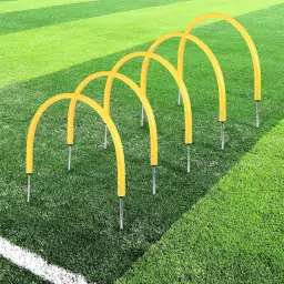 5 Pcs Soccer Training Equipment for Kids Adult Soccer Training Arches Regular Agility Pole-image-8