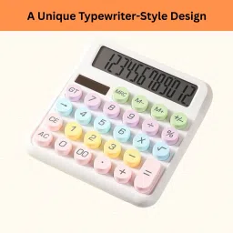 Desktop Calculator, 12-Digit Large LCD and Large Buttons for Office, Homes Q253 Basic Calculator-image-115