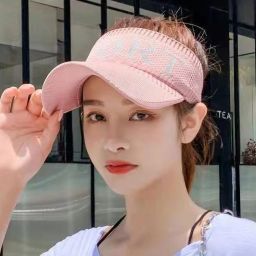 AlexVyan Open Head Sun Visor Sport Ponytail Adjustable Summer Hat Sun Visor Cap.-image-10