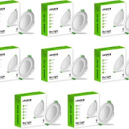 Sky Downlight 7W | Concealed LED Light | Ceiling Light (Cool White Pack Of 8) Ceiling Light Ceiling Lamp-12