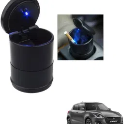 Black Ash Tray For Maruti Swift For all Cars Black Plastic Ashtray-11